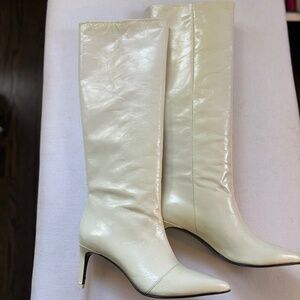 Rag and Bone white boots